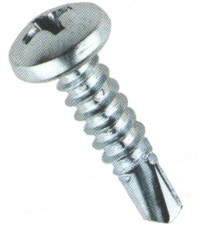 Tornillo autotaladrante y autoroscante para chapa: