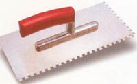 Llana dentada inox.