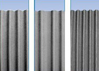 Placas bituminosas de forma ondulada. Soluci�n definitiva y f�cil ante goteras y humedad. Utilizando este producto bajo teja creamos una base inferior impermeable.