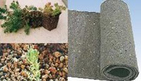 Sustrato org�nico para cubiertas ajardinadas. Plantas especiales tapizantes. Roca volc�nica en distintas granulometr�as para terminaci�n de cubierta.