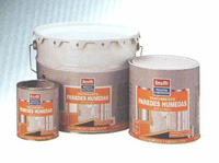 Paredes h�medas. L�quido incoloro para paredes porosas humedas � enmohecidas de interior. Pintable. 750 ml - 4 L.