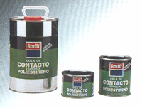 Adhesivo de contacto especial para paneles de poliestireno. Fijaci�n fuerte.5 L.