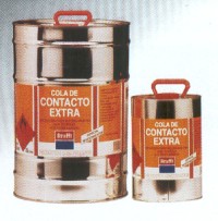 Cola de contacto. Adhesivo de caucho de cloropreno especial para todo tipo de revestimientos decorativos, f�cil aplicaci�n, gran rendimiento. Uso profesional en industria y construcci�n. Fuerte agarre inicial.