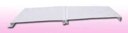 Lama 205 de PVC perforado para propiedades ac�sticas. Perforaci�n de 2,5 mm. Gr�fico de coeficiente de absorci�n ac�stica.
