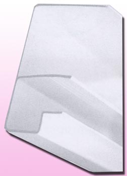 Perfil de remate F.65 de PVC. Pensado para fachadas de balcones donde el frente del balc�n no tiene terminaci�n estructural. Permite dar un acabado frontal, lineal y limpio y a su vez hace la funci�n de goter�n por su propio dise�o.