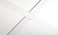 Met�lico Board. Panel met�lico como opci�n de un techo sencillo. Recubierto por una capa de pintura de poli�ster en polvo.