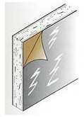 Panel de yeso laminado standard compuesto por alma de yeso revestida en una de sus caras con cart�n y el la cara oculta una l�mina de aluminio. Barrera de vapor para locales con alto nivel de condensaci�n. Espesores: 12,5 - 15 mm x 2600/3000 x 1200 mm.