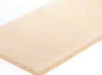 EPV. Panel termo-ac�stico de viruta de madera mezclada con magnesita con su superfici vista de tapaporos unilateral plano.